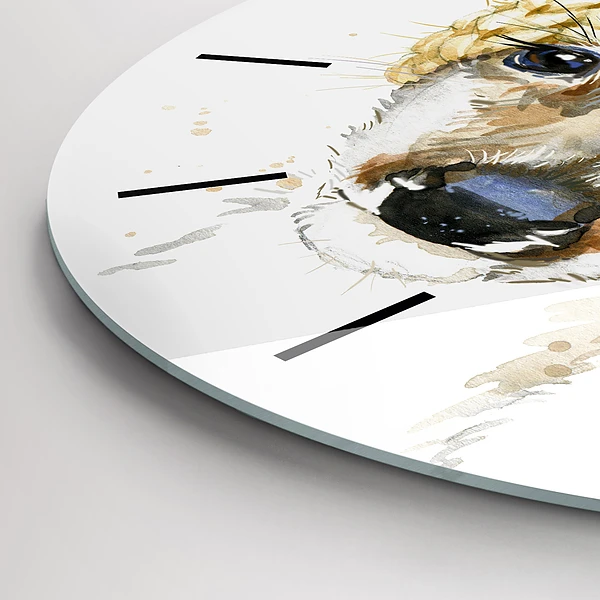 Wanduhr rund Hirsche