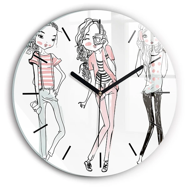 Wanduhr rund Frauenmode