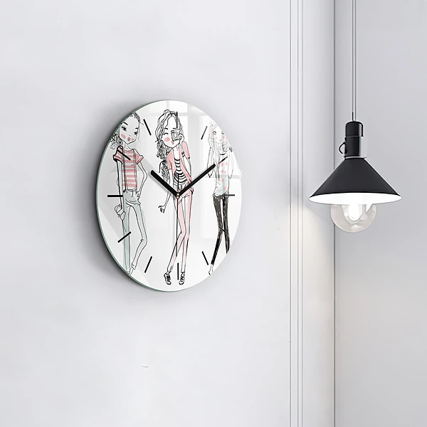 Wanduhr rund Frauenmode