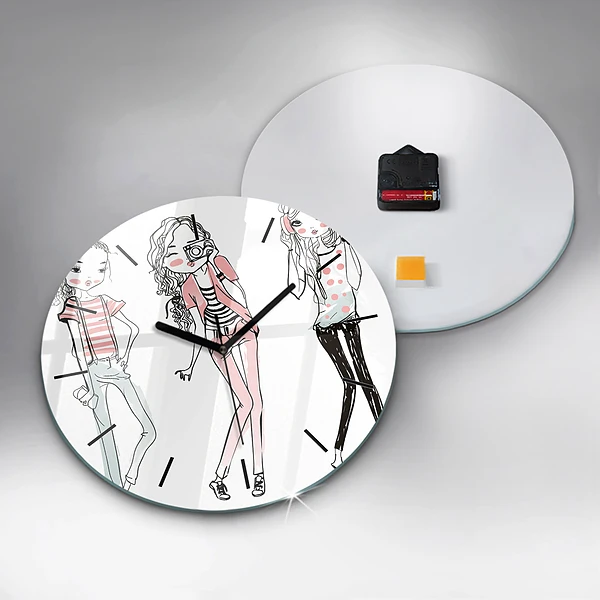 Wanduhr rund Frauenmode