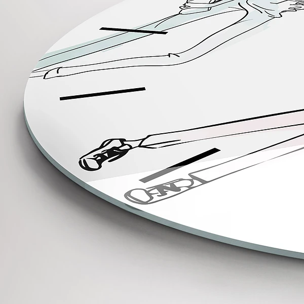 Wanduhr rund Frauenmode