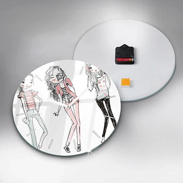 Wanduhr rund Frauenmode