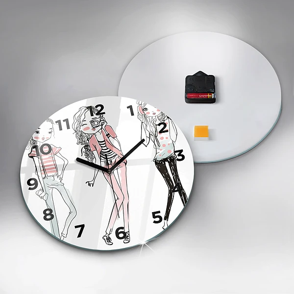 Wanduhr rund Frauenmode