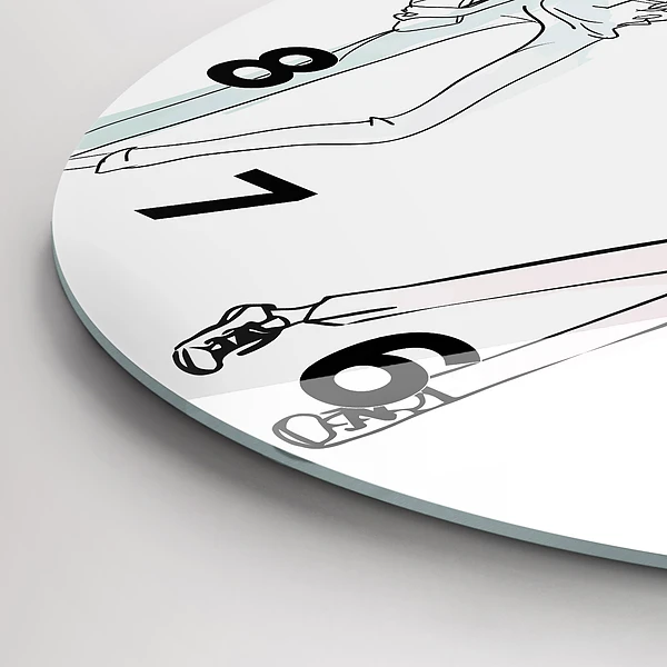 Wanduhr rund Frauenmode