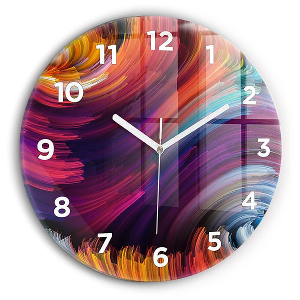 Wanduhr rund mit motiv Abstrakter Verkauf