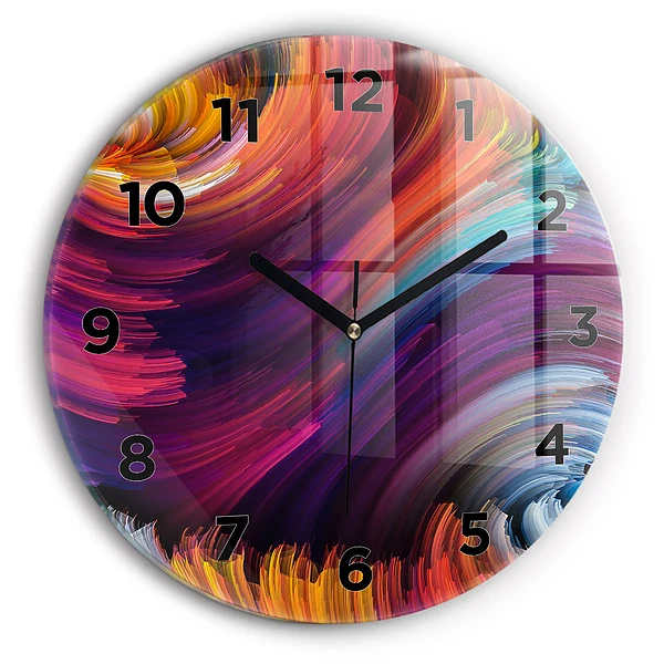 Wanduhr rund mit motiv Abstrakter Verkauf