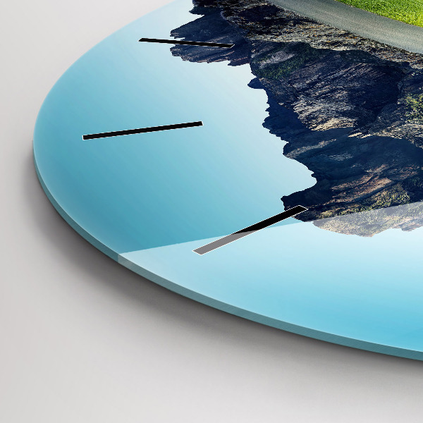 Wanduhr rund Fliegende Insel