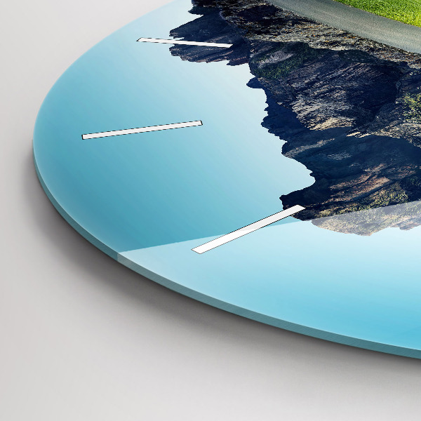 Wanduhr rund Fliegende Insel