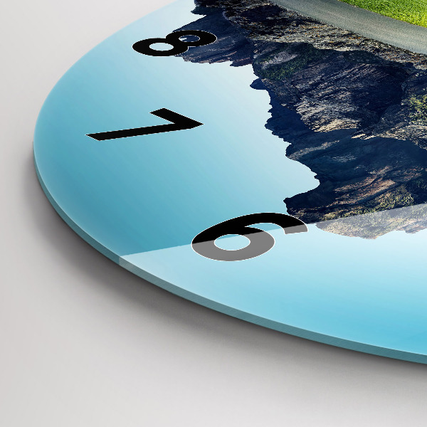 Wanduhr rund Fliegende Insel