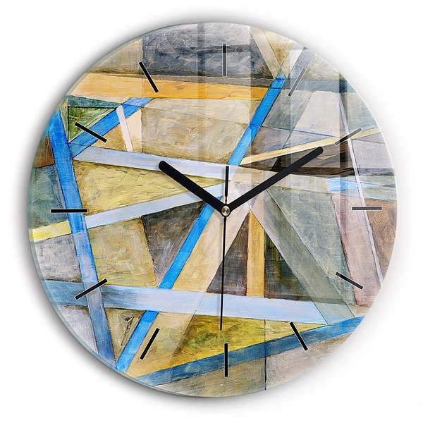 Wanduhr rund Impressionistische Malerei