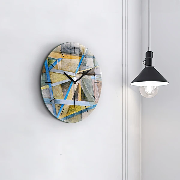 Wanduhr rund Impressionistische Malerei