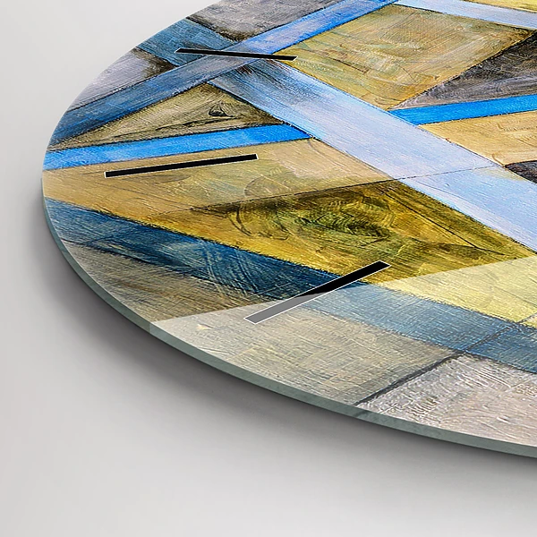 Wanduhr rund Impressionistische Malerei