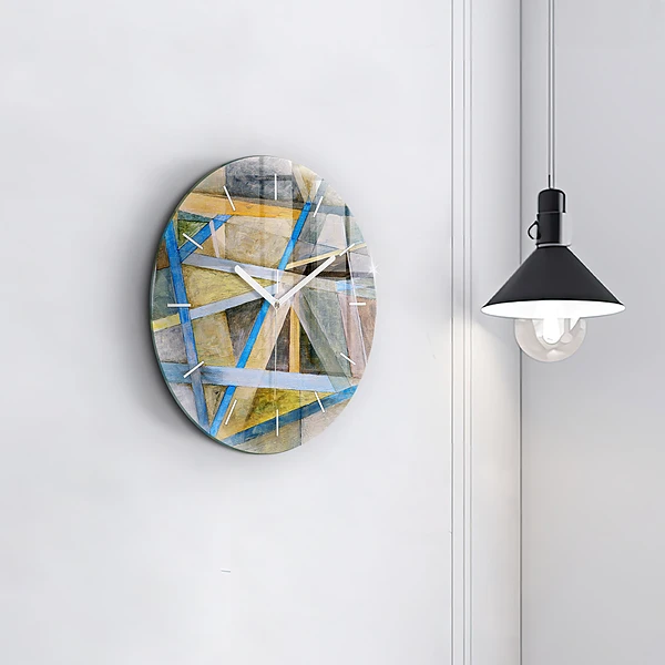 Wanduhr rund Impressionistische Malerei