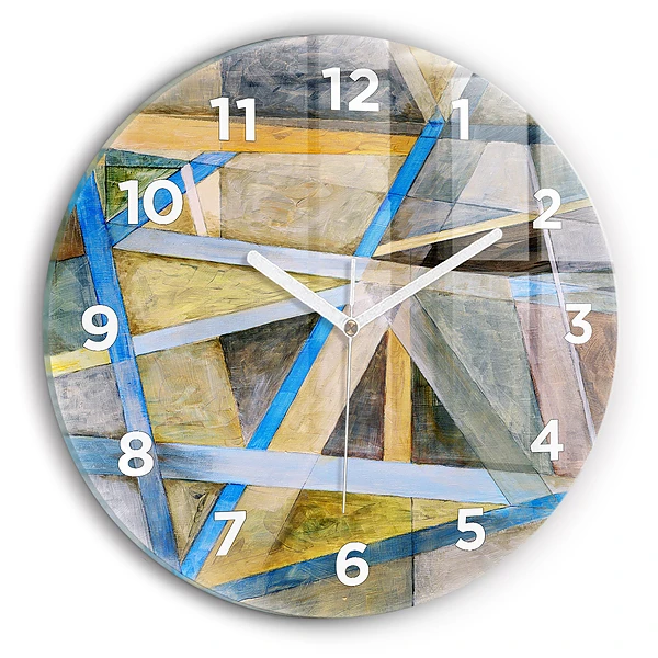 Wanduhr rund Impressionistische Malerei