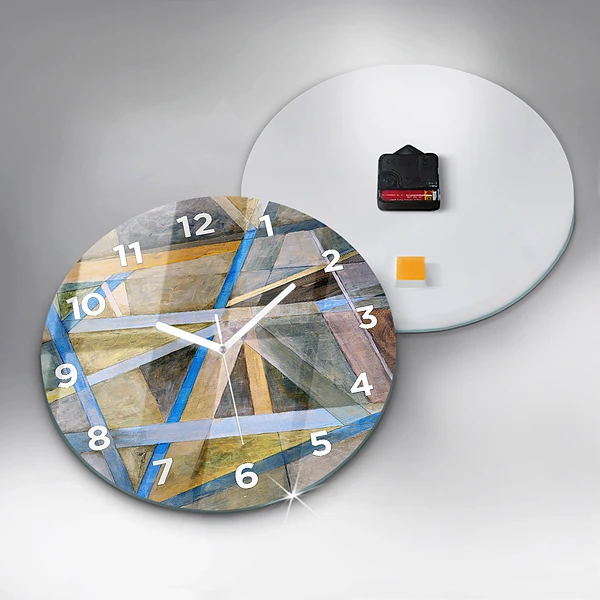 Wanduhr rund Impressionistische Malerei