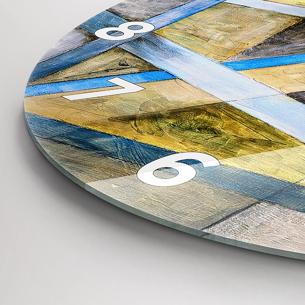 Wanduhr rund Impressionistische Malerei