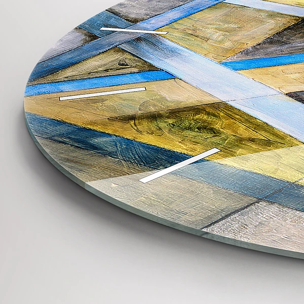 Wanduhr rund Impressionistische Malerei