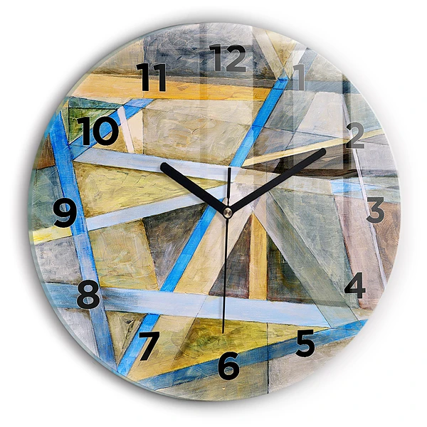 Wanduhr rund Impressionistische Malerei