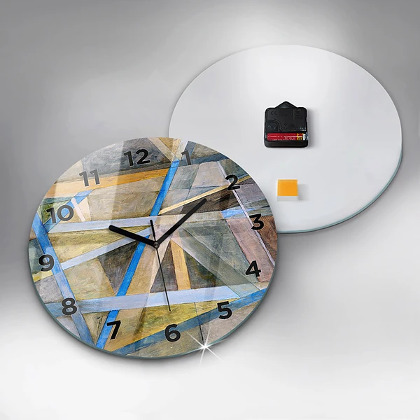 Wanduhr rund Impressionistische Malerei