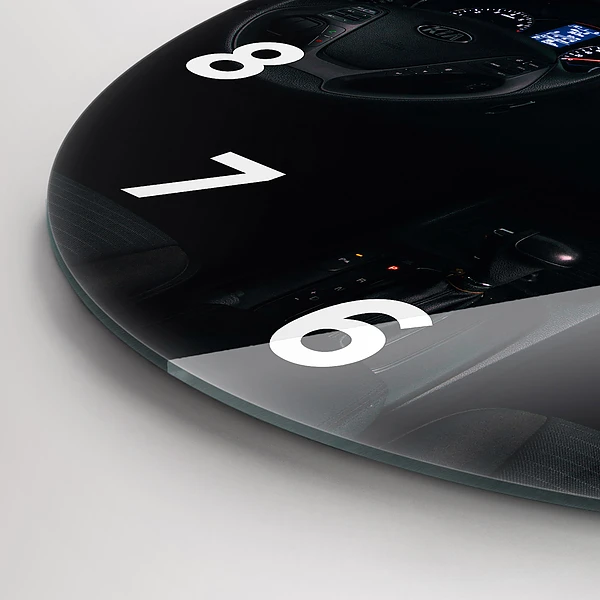 Wanduhr rund mit motiv Auto in Tokio