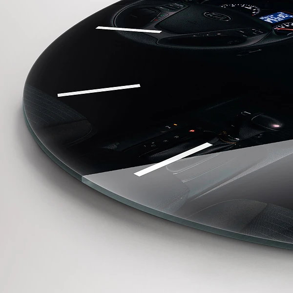 Wanduhr rund mit motiv Auto in Tokio