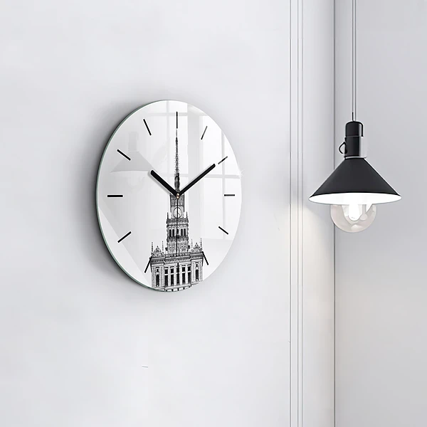 Wanduhr rund Palast der Kultur und Wissenschaft
