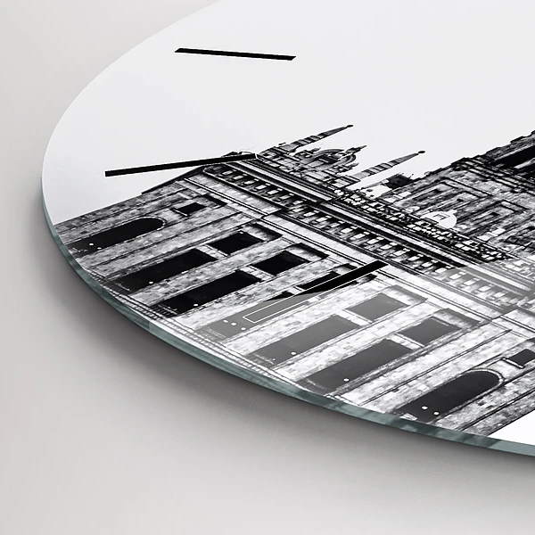 Wanduhr rund Palast der Kultur und Wissenschaft