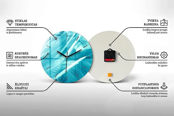 Wanduhr rund Palast der Kultur und Wissenschaft