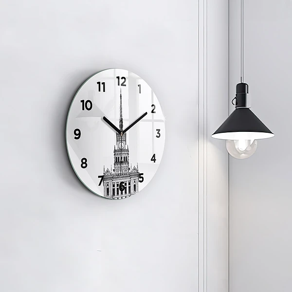 Wanduhr rund Palast der Kultur und Wissenschaft