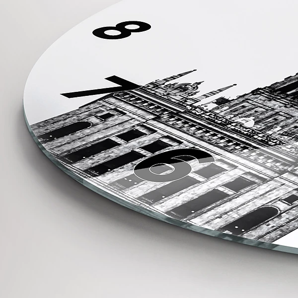 Wanduhr rund Palast der Kultur und Wissenschaft