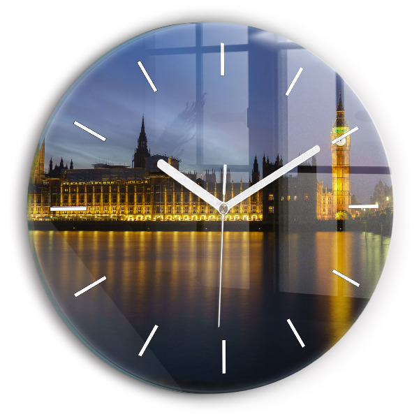 Wanduhr rund mit motiv Winchester Palast London