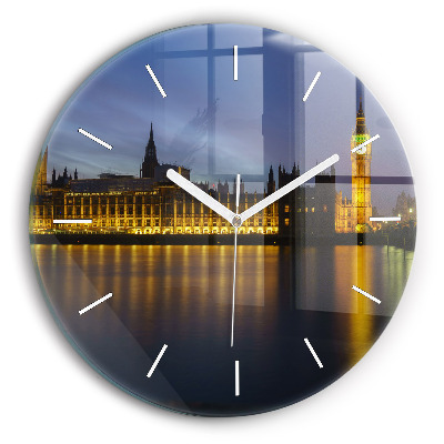 Wanduhr rund mit motiv Winchester Palast London
