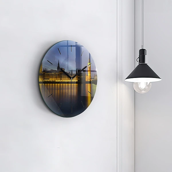 Wanduhr rund mit motiv Winchester Palast London