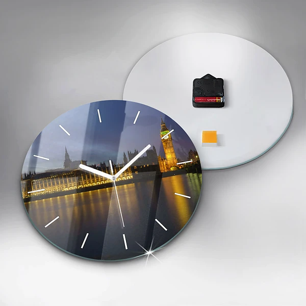 Wanduhr rund mit motiv Winchester Palast London
