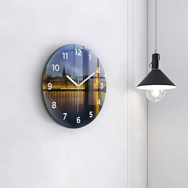 Wanduhr rund mit motiv Winchester Palast London