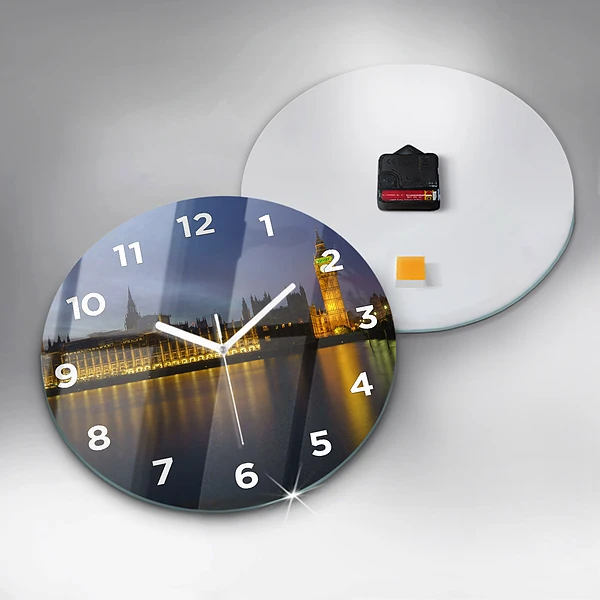 Wanduhr rund mit motiv Winchester Palast London