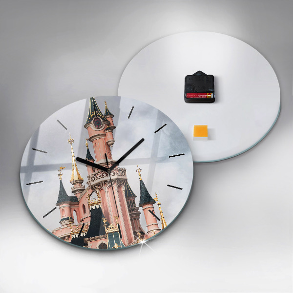Wanduhr rund Schloss Disneyland in Paris