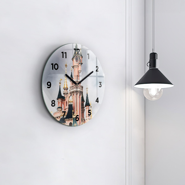 Wanduhr rund Schloss Disneyland in Paris