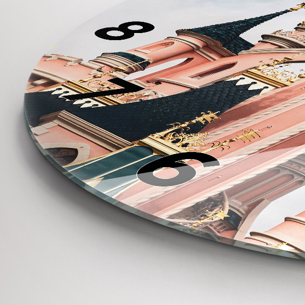 Wanduhr rund Schloss Disneyland in Paris