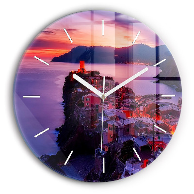 Wanduhr rund Inschrift der Erinnerungen