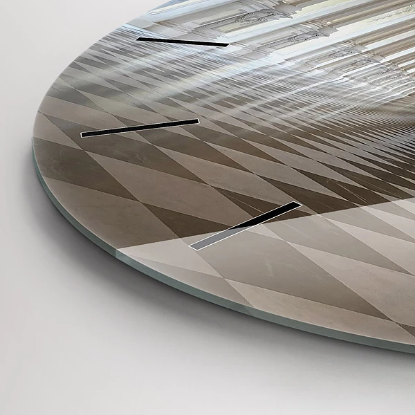 Wanduhr glas rund Das Museum La Veneria Reale