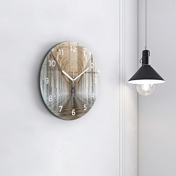 Wanduhr glas rund Das Museum La Veneria Reale