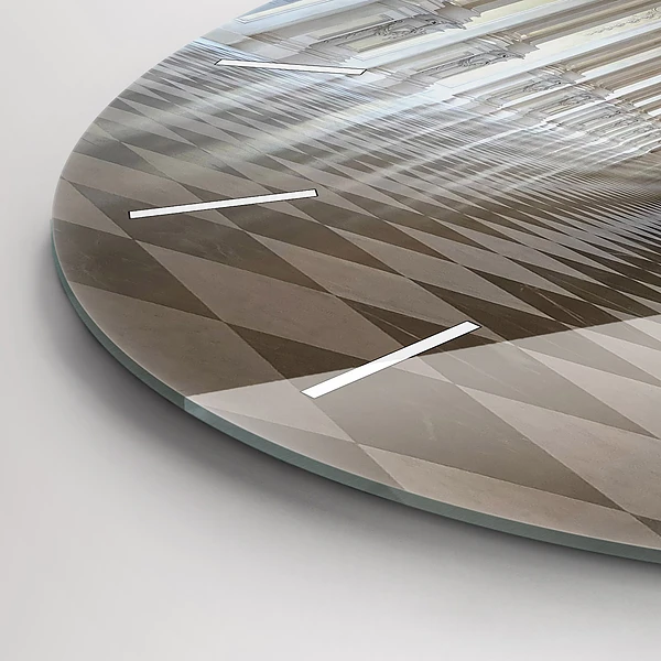 Wanduhr glas rund Das Museum La Veneria Reale