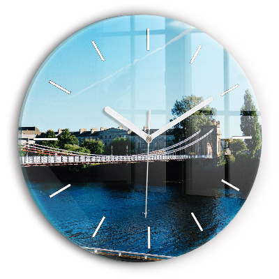 Wanduhr rund mit motiv Südportland Schottland