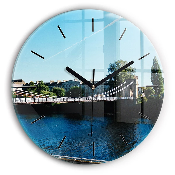 Wanduhr rund mit motiv Südportland Schottland