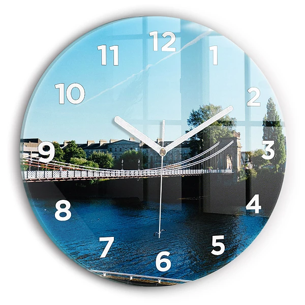 Wanduhr rund mit motiv Südportland Schottland