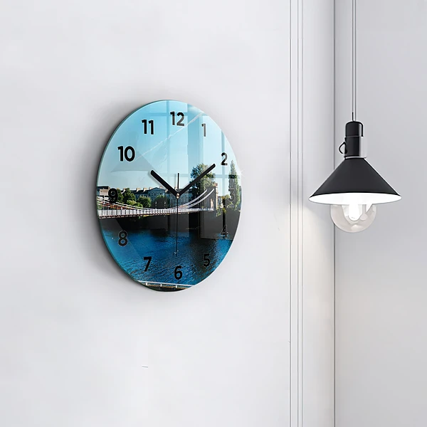 Wanduhr rund mit motiv Südportland Schottland