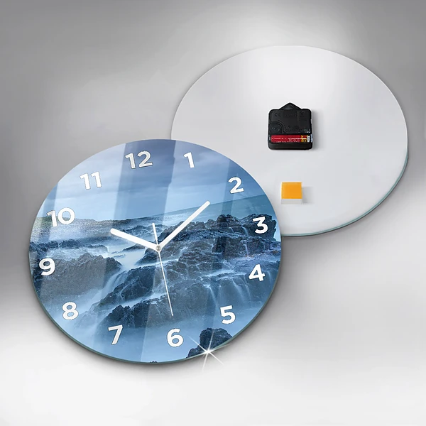 Wanduhr rund mit motiv Leuchtturm