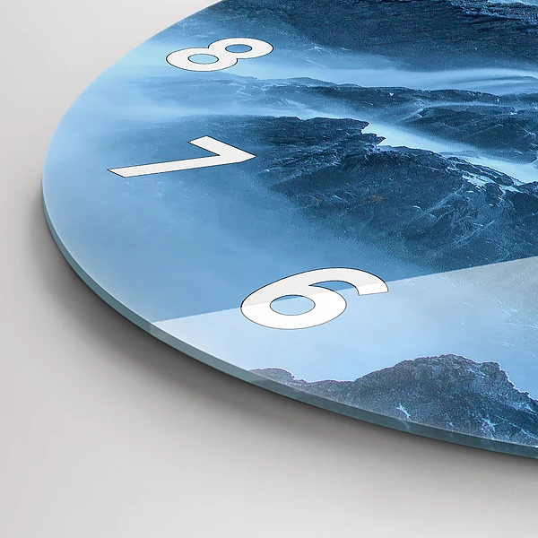 Wanduhr rund mit motiv Leuchtturm
