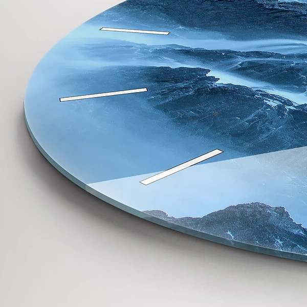 Wanduhr rund mit motiv Leuchtturm